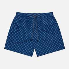 Мужские шорты Hackett Floral Geo Swim, цвет синий
