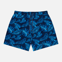 Мужские шорты Hackett Leaf Swim, цвет синий