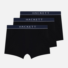 Комплект мужских трусов Hackett Core 3-Pack, цвет чёрный, размер XL