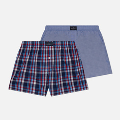 Комплект мужских трусов Hackett Bryan Check 2-Pack, цвет комбинированный