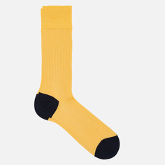 Носки Hackett Cotton, цвет жёлтый, размер 44-46 EU