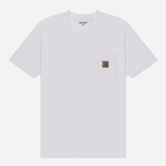 Мужская футболка Carhartt WIP Pocket Logo, цвет белый