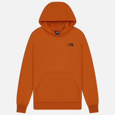 Мужская толстовка The North Face Raglan Red Box Hoodie, цвет оранжевый