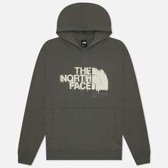 Мужская толстовка The North Face Graphic Hoodie 3, цвет серый, размер S
