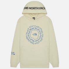 Мужская толстовка The North Face Never Stop Exploring Graphic Hoodie, цвет бежевый, размер XXL