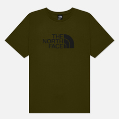 Мужская футболка The North Face Easy Crew Neck, цвет оливковый, размер S
