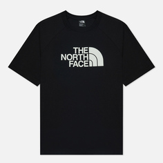 Мужская футболка The North Face Raglan Easy, цвет чёрный, размер XXL