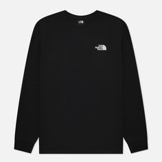 Мужской лонгслив The North Face Easy Crew Neck, цвет чёрный, размер XXL