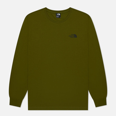 Мужской лонгслив The North Face Easy Crew Neck, цвет оливковый, размер XXL