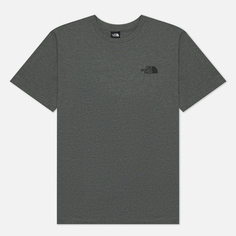 Мужская футболка The North Face Simple Dome Crew Neck, цвет серый, размер XL