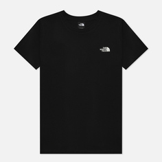 Женская футболка The North Face Simple Dome Crew Neck, цвет чёрный