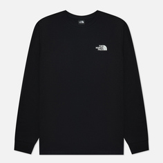 Мужской лонгслив The North Face Redbox Crew Neck, цвет чёрный, размер XXL