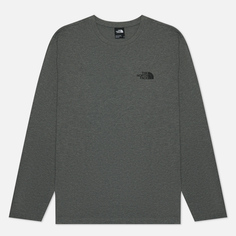 Мужской лонгслив The North Face Simple Dome Crew Neck, цвет серый, размер XL