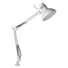 Настольные лампы для рабочего стола лампа настольная Senior 1х40Вт E27 230В металл крашеный пластик белый Arte Lamp