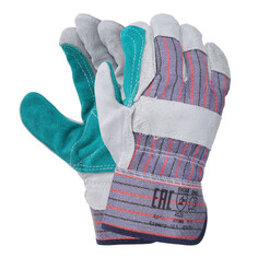 Перчатки, рукавицы перчатки рабочие спилок усиленная ладонь XL