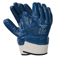 Перчатки, рукавицы перчатки с нитриловым покрытием манжет-крага XL