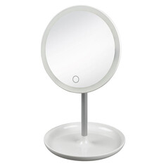 Зеркала настольные с подсветкой лампа настольная светодиодная UNIEL с зеркалом 4К диммируемая круглая