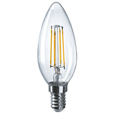 Лампы светодиодные лампа филаментная NAVIGATOR 6Вт E14 650лм 2700K 230В свеча С35