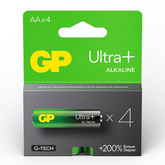 Батарейки, аккумуляторы, зарядные устройства батарейка GP Ultra Plus AA 4шт