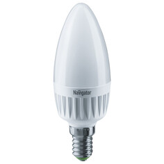 Лампы светодиодные лампа светодиодная NAVIGATOR 7Вт Е14 4000К 230В свеча DIMM С37