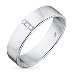 Кольцо из серебра с бриллиантами э0601кц10153700 ЭПЛ Даймонд