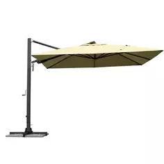 Зонт с боковой опорой Naterial Sombra 298x298 h260 см квадрат бежевый