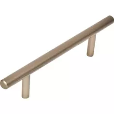 Ручка-рейлинг мебельная Бира 96 мм, цвет матовый никель Без бренда