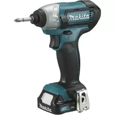 Винтоверт аккумуляторный ударный Makita TD110DWAE, 10.8 В Li-ion 2x2 Ач