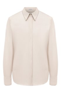Хлопковая рубашка Brunello Cucinelli