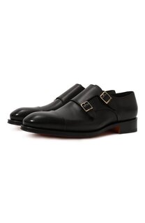 Кожаные монки Santoni