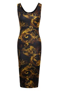 Платье из вискозы Versace Jeans Couture