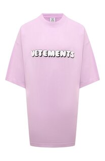 Хлопковая футболка VETEMENTS