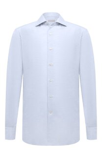 Рубашка из хлопка и льна Stefano Ricci