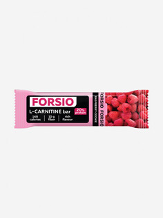 Батончик протеиновый Forsio со вкусом малины и добавлением L-карнитина, 40 г, Мультицвет