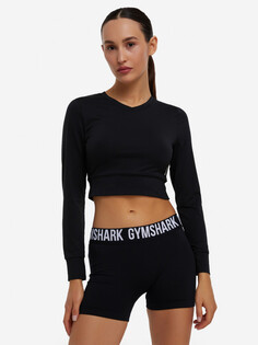 Лонгслив женский Gymshark, Черный