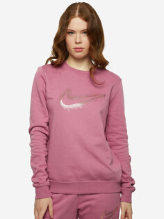 Свитшот женский Nike Club Fleece, Розовый