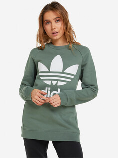 Свитшот женский adidas, Зеленый