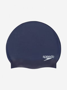 Шапочка для плавания Speedo Plain Flat, Синий