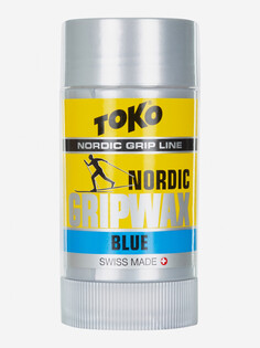 Мазь для лыж TOKO Nordic GripWax Blue, Серебряный