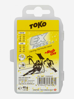 Мазь скольжения TOKO Express Rub-On 40 г 0 °C — -30 °C, Желтый