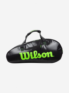 Сумка для 15 ракеток Wilson Super Tour, Черный