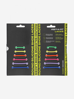 Шнурки Feet-n-Fit Silicone, Мультицвет