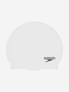 Шапочка для плавания Speedo Flat Silicone, Белый