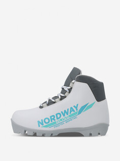 Ботинки для беговых лыж детские Nordway Bliss NNN, Белый