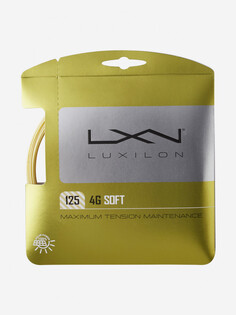 Струна для большого тенниса Wilson Luxilon 4G Soft 125 Set, Желтый