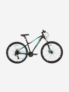 Велосипед горный женский Stern Electra 1.0 27,5", 2023, Черный