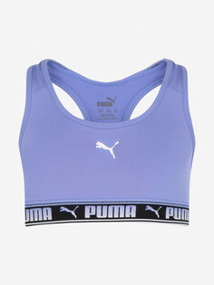 Спортивный топ бра для девочек PUMA Strong, Синий