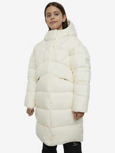 Пальто утепленное для девочек Northland, Белый