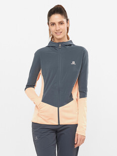 Джемпер флисовый женский Salomon Outline As Hybrid, Серый