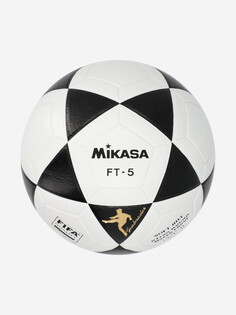 Мяч футбольный Mikasa FT5 FQ - BKW, Белый